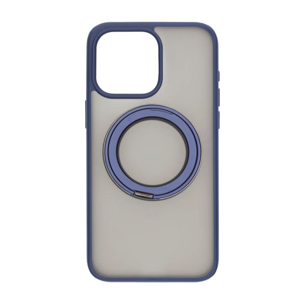 iPhone 15 Pro Max Cover Roterbart MagSafe Stativ Blå