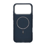 iPhone 17 Pro Max Cover Aramidfiber MagSafe Tekst Blå