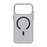 iPhone 17 Pro Max Cover Bølget MagSafe Lysegrå