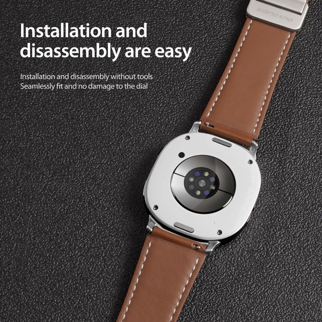 Dux Ducis Samsung Galaxy Watch 8/9 40/44mm/8 Classic 46mm Armbånd YA Series Brun