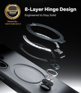 Torras Samsung Galaxy S26 Ultra Cover Ostand Q3 Spin Obsidian Black