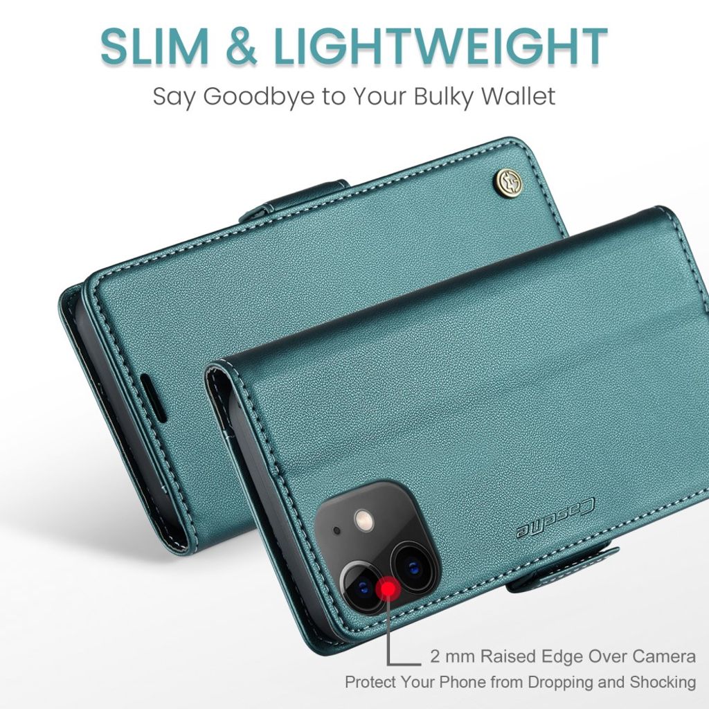CaseMe iPhone 12 Mini Etui 023 Series Grøn