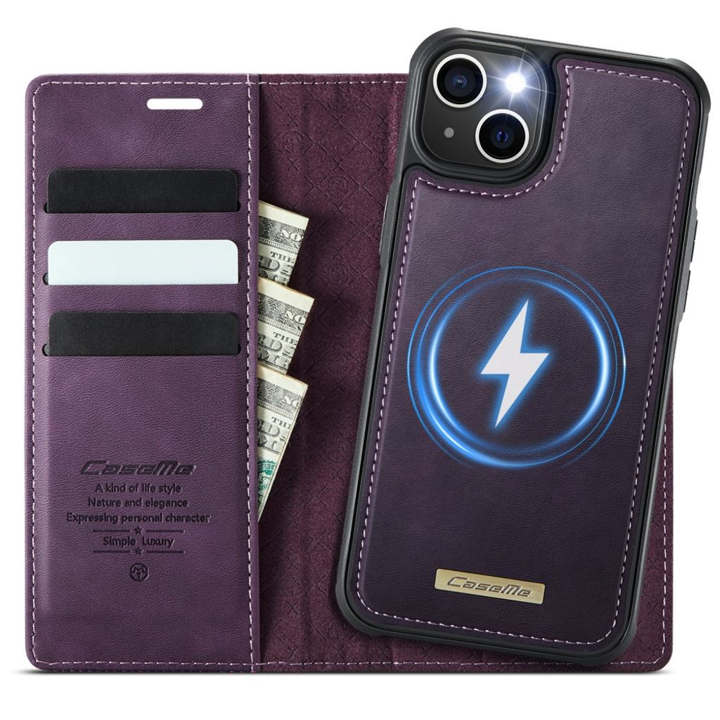 CaseMe iPhone 15 Etui C49 Series Lilla