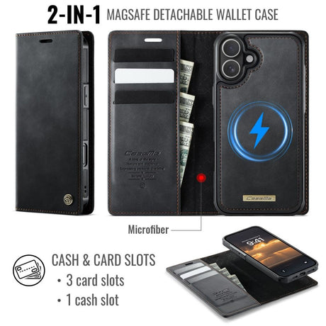 CaseMe iPhone 17 Etui C49 Series Sort