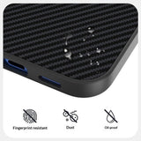ABEEL Google Pixel 11 Cover Kulfiber tekstur MagSafe Sort