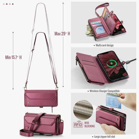 CaseMe iPhone 16e/iPhone 17e Etui C36 Series Rød