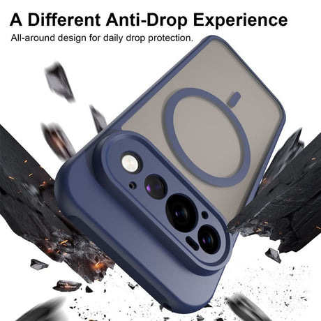 Google Pixel 11 Pro Cover Frostad MagSafe Blå