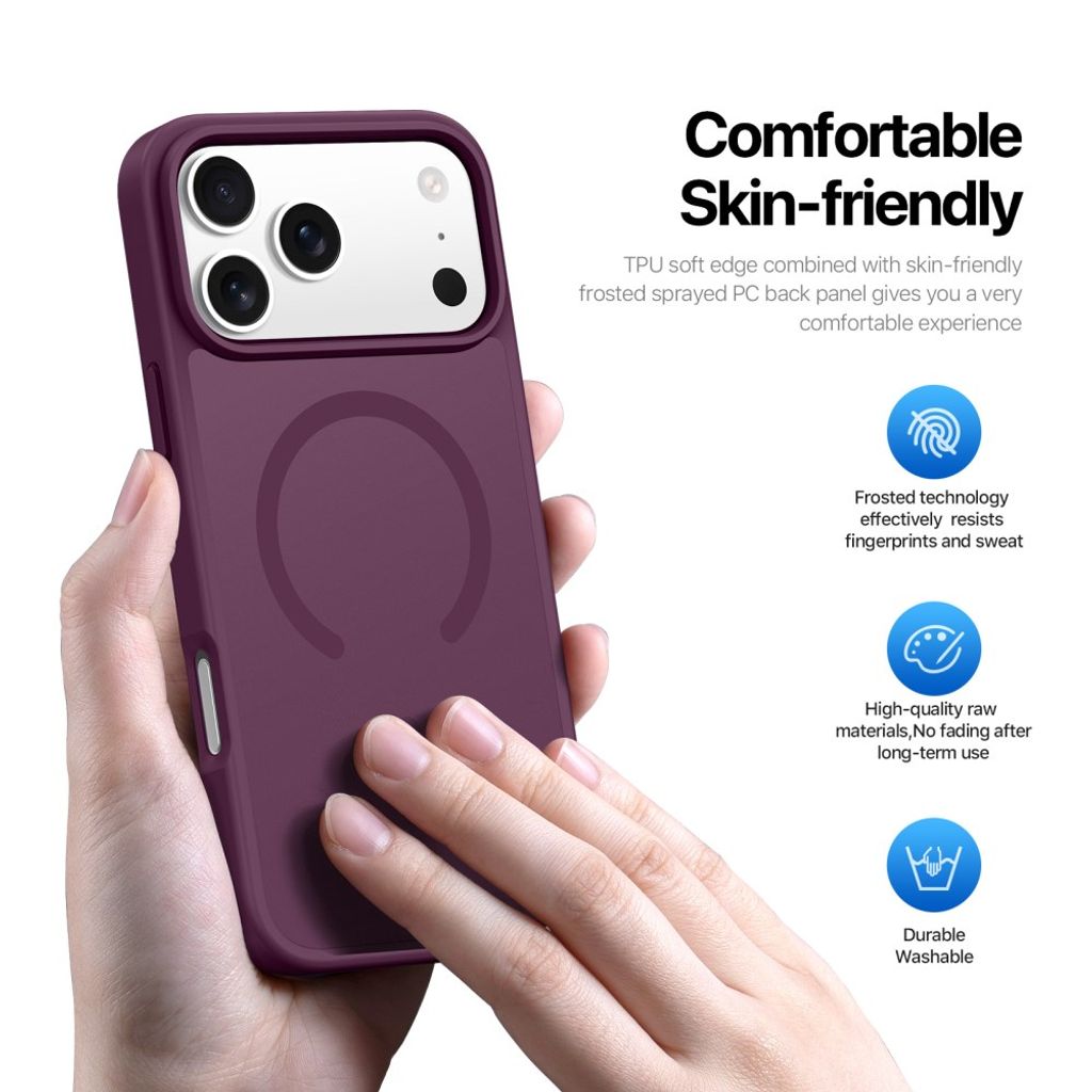 Dux Ducis iPhone 17 Pro Max/iPhone 18 Pro Max Cover Yind Series MagSafe Rød