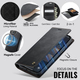 CaseMe iPhone 15 Etui C49 Series Sort