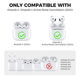Ahastyle AirPods 4/5 Cover Silikone Lilla