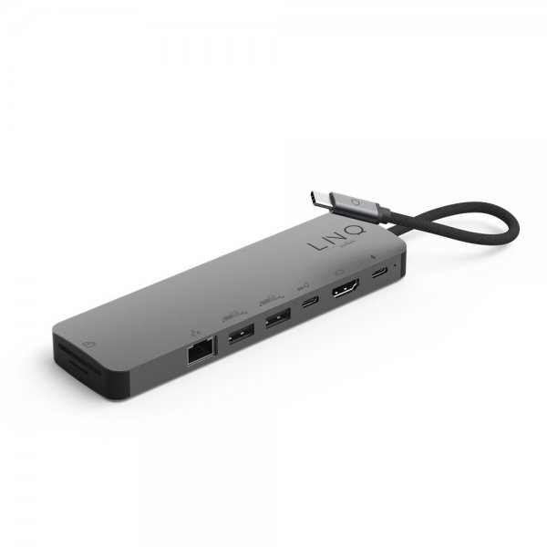 LINQ by Elements 9 i 1 Pro SSD USB-C Multiport Hub