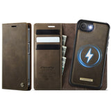 CaseMe iPhone 16e/iPhone 17e Etui C49 Series Brun
