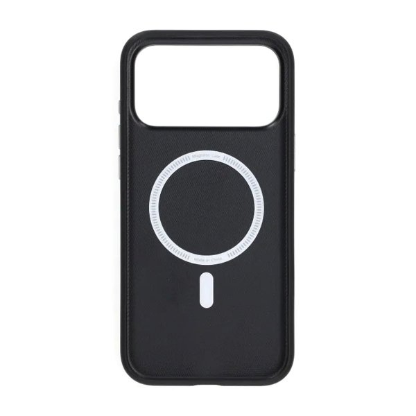 iPhone 17 Pro Cover Kunstlæder MagSafe Sort