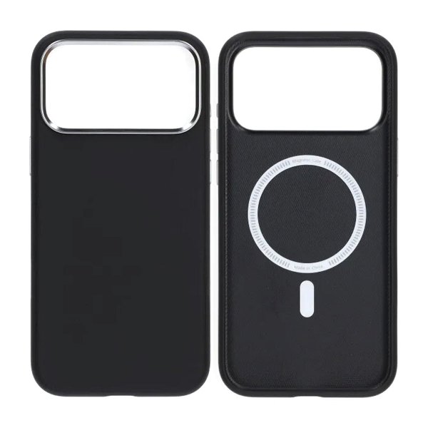 iPhone 17 Pro Max Cover Kameralinsebeskytter MagSafe Sort