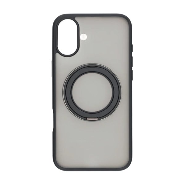 iPhone 16 Plus Cover Roterbart MagSafe Stativ Sort