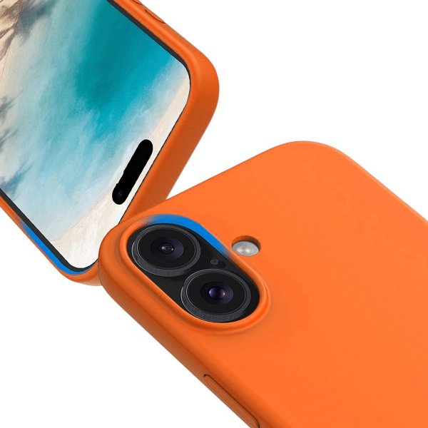 Rvelon iPhone 17 Cover Silikone MagSafe Orange