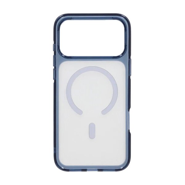 iPhone 17 Pro Max Cover Gennemsigtig MagSafe Blå