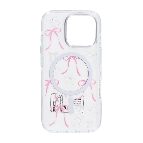iPhone 16 Pro Max Cover Mønster MagSafe Sløjfe