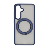 Samsung Galaxy S24 Cover Roterbart MagSafe Stativ Blåt