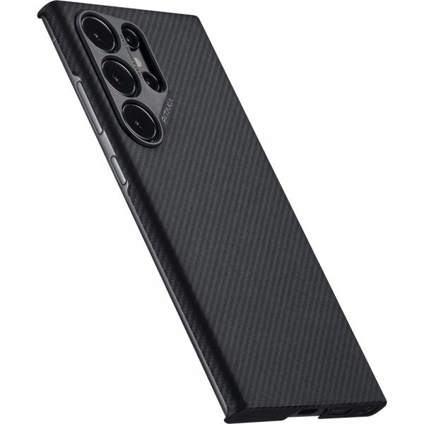 Pitaka Samsung Galaxy S24 Ultra Cover MagEZ Case 4 Sort/Grå Twill
