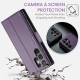 CaseMe Samsung Galaxy S24 Ultra Etui 023 Series Lilla