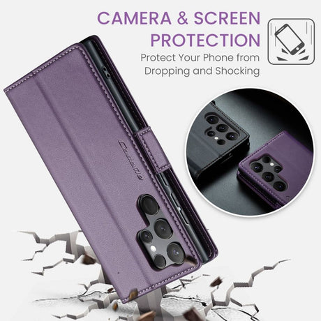 CaseMe Samsung Galaxy S24 Ultra Etui 023 Series Lilla