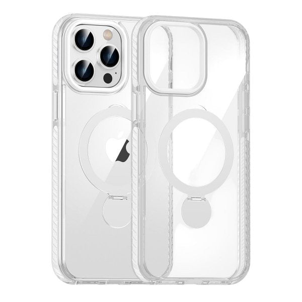 iPhone 15 Pro Cover Ringstativ MagSafe Transparent