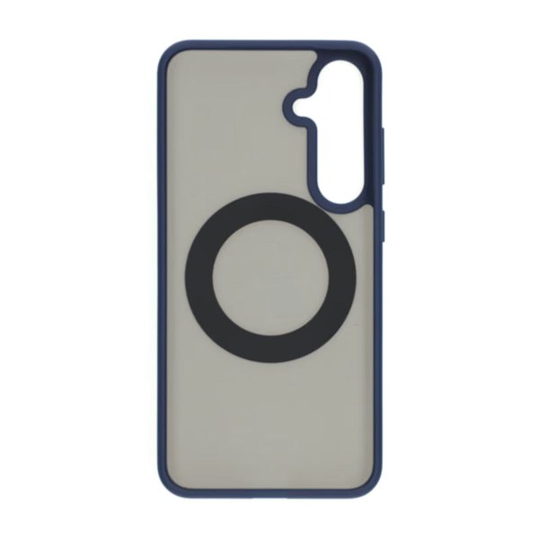 Samsung Galaxy S24 Plus Cover Roterbart MagSafe Stativ Blå