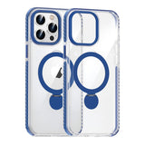 iPhone 14 Pro Max Cover Ringstativ MagSafe Blå