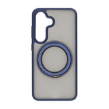 Samsung Galaxy S25 Cover Roterbart MagSafe Stativ Blå