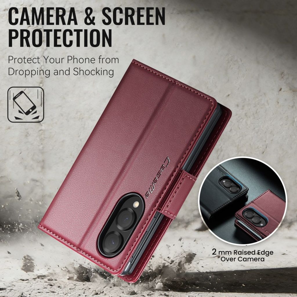 CaseMe Samsung Galaxy Z Fold 8 Etui 023 Series Rød
