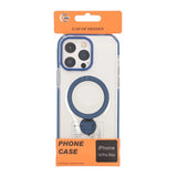 iPhone 14 Pro Max Cover Ringstativ MagSafe Blå