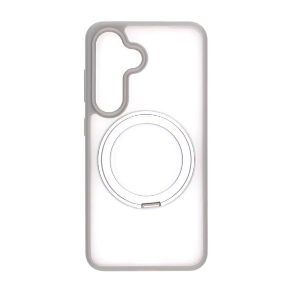 Samsung Galaxy S25 Cover Roterbart MagSafe Stativ Grå