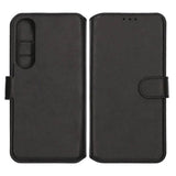 Rvelon Samsung Galaxy S25 Edge Etui 4 Kortlommer Sort