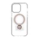 iPhone 15 Pro Max Cover Ringstativ MagSafe Sort Transparent