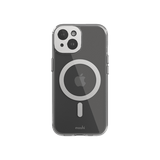 Moshi iPhone 15 Cover iGlaze MagSafe Luna Silver