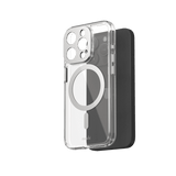Moshi iPhone 15 Pro Cover iGlaze MagSafe Luna Silver
