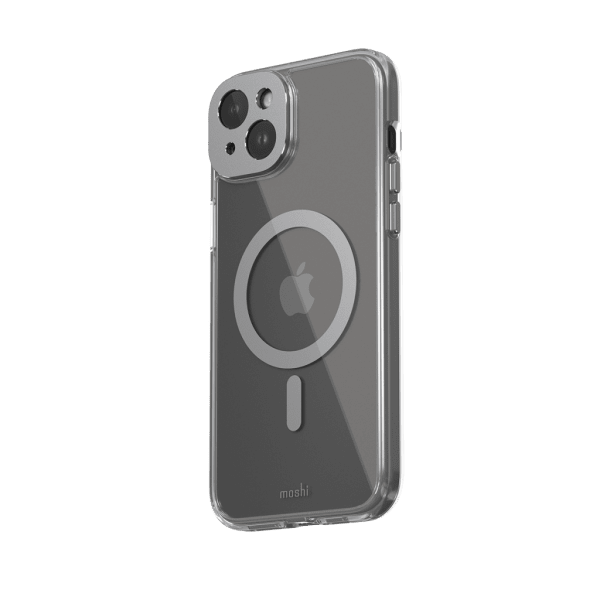 Moshi iPhone 15 Plus Cover iGlaze MagSafe Meteorite Grey
