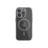 Moshi iPhone 15 Pro Cover iGlaze MagSafe Meteorite Gray
