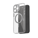 Moshi iPhone 15 Pro Max Cover iGlaze MagSafe Meteorite Grey