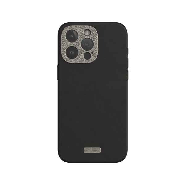 Moshi iPhone 15 Pro Max Cover Napa MagSafe Midnight Black