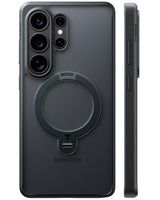 Torras Samsung Galaxy S26 Ultra Cover Ostand Q3 Spin Obsidian Black