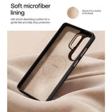 Torras Samsung Galaxy S26 Ultra Cover Ostand Q3 Vegskin Obsidian Black