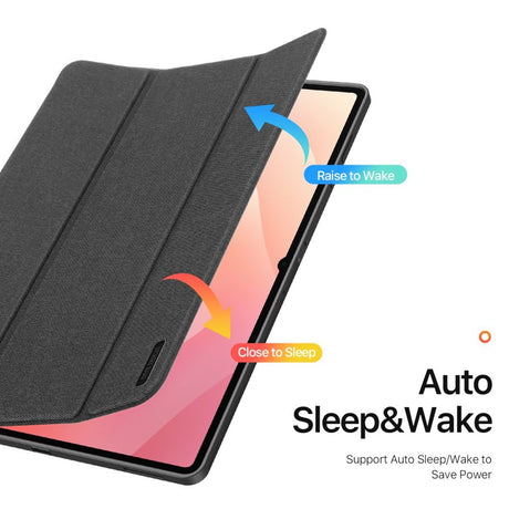 Dux Ducis Samsung Galaxy Tab S11 Ultra/S12 Ultra Etui DOMO Series Sort