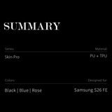 Dux Ducis Samsung Galaxy S26 FE Etui Skin Pro Series Sort