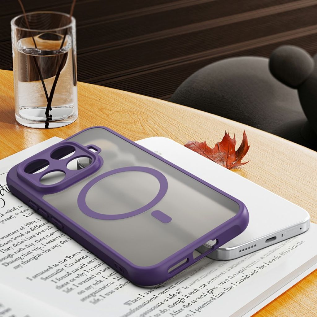 Xiaomi 17T Pro Cover Frostad MagSafe Lilla