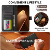 Lc.Imeeke Xiaomi 17T Pro Etui med Kortholder Stativfunktion Sort