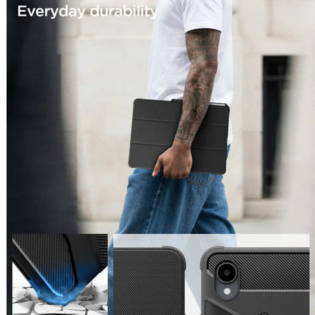 Spigen Samsung Galaxy Tab S12 Plus Etui Rugged Armor Pro Sort