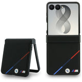 BMW Samsung Galaxy Z Flip 8 Cover Tricolor Stripe Sort