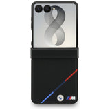 BMW Samsung Galaxy Z Flip 8 Cover Tricolor Stripe Sort